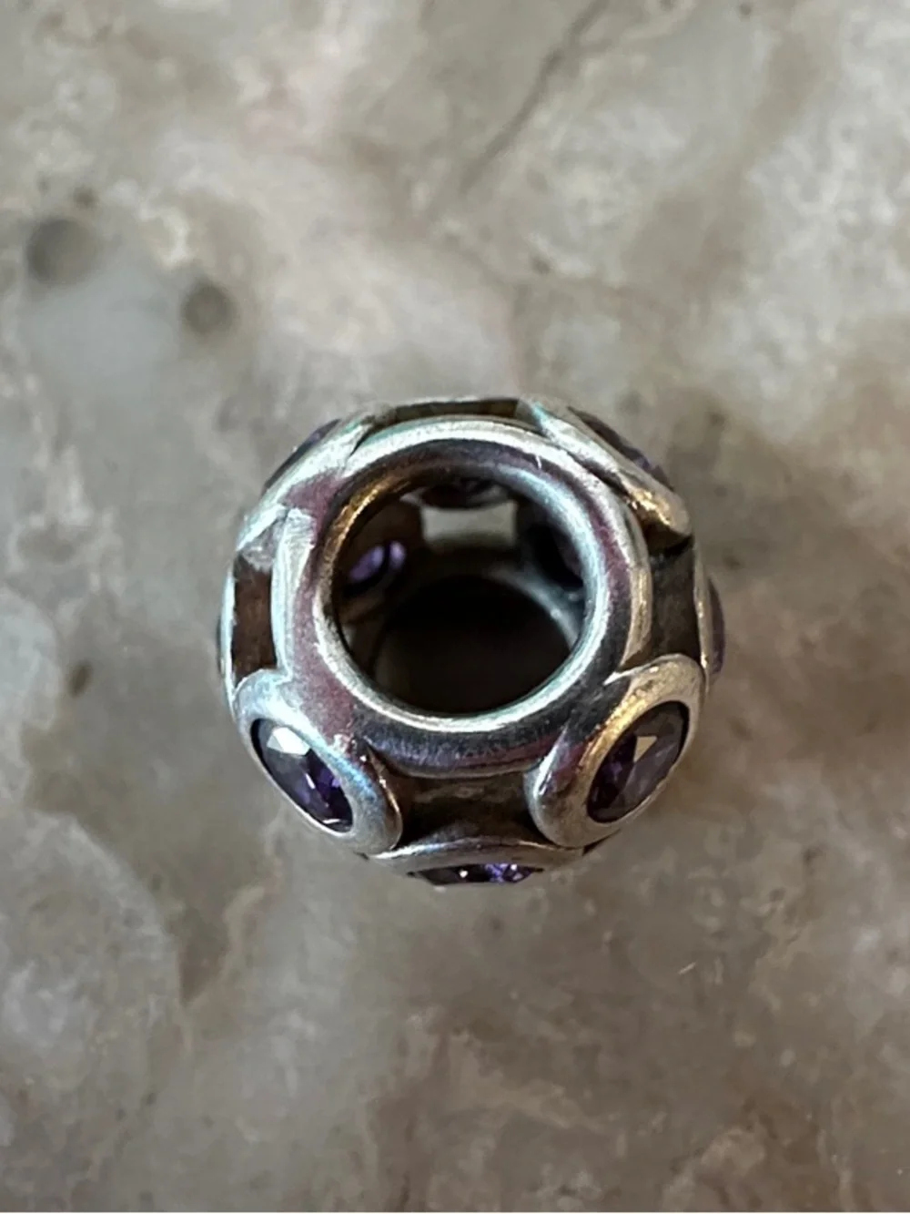 Pandora whimsical lights purple charm